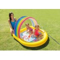 Swimming pool with Joyful Rainbow