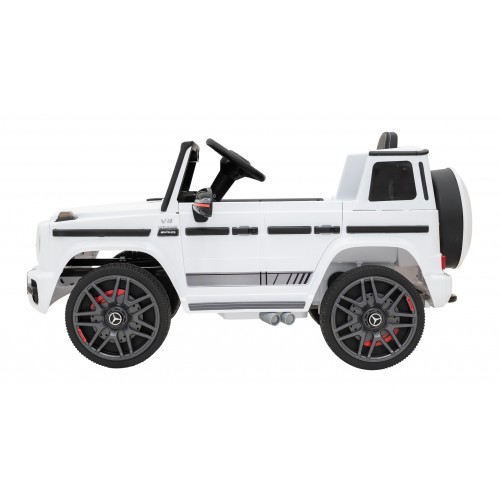 Mercedes AMG G63 dla dzieci Biały + Pilot