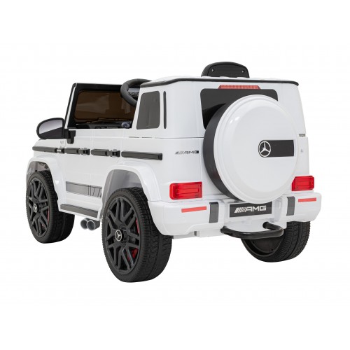 Mercedes AMG G63 dla dzieci Biały + Pilot