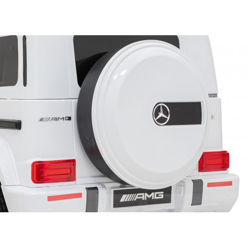 Mercedes AMG G63 dla dzieci Biały + Pilot