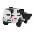 Mercedes AMG G63 dla dzieci Biały + Pilot