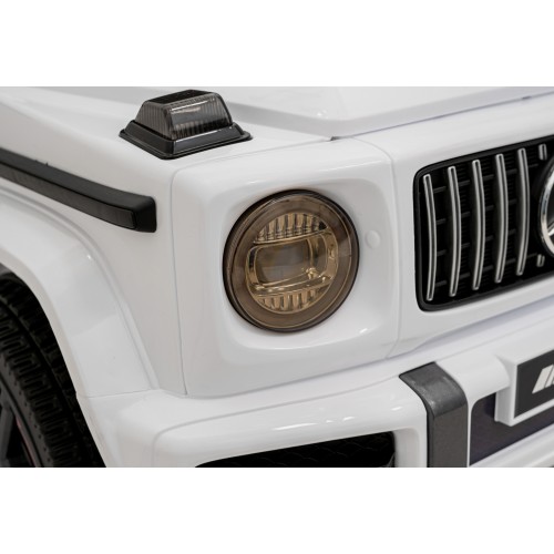 Mercedes AMG G63 dla dzieci Biały + Pilot