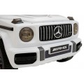 Mercedes AMG G63 dla dzieci Biały + Pilot