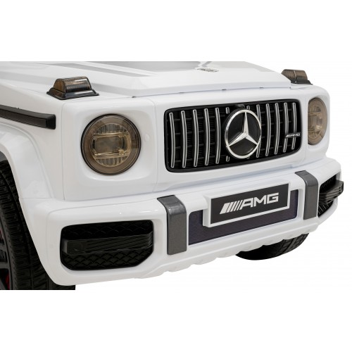 Mercedes AMG G63 dla dzieci Biały + Pilot