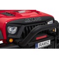 Autko terenowe Geoland Power dla 2 dzieci Czerwony + Pilot + Silniki 2x200W + Bagażnik + Radio MP3 + LED