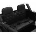 Autko terenowe Geoland Power dla 2 dzieci Czarny + Pilot + Silniki 2x200W + Bagażnik + Radio MP3 + LED