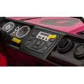 Autko terenowe Geoland Power dla 2 dzieci Różowy + Pilot + Silniki 2x200W + Bagażnik + Radio MP3 + LED