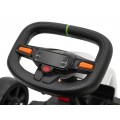 Gokart Fast 3 Drift na akumulator dla dzieci Biały + Funkcja driftu + Silniki 2x150W + Radio LED + Pasy