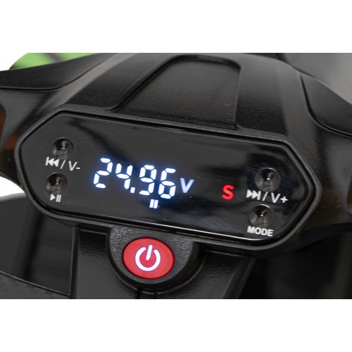 Gokart Fast 3 Drift na akumulator dla dzieci Czarny + Funkcja driftu + Silniki 2x150W + Radio LED + Pasy