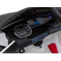 Mercedes Benz AMG EQA dla dzieci Biały + Pilot + 5-punktowe pasy + EVA + Wyświetlacz MP3 + LED