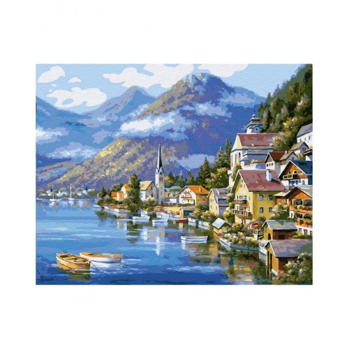 Painting by numbers 40x50 Picturesque Austria