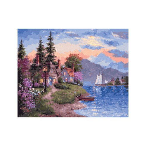 Painting by numbers 40x50 By the lake