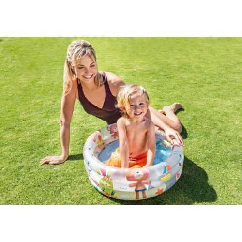 BEACH BUDDIES 3-RING BABY POOL INTEX