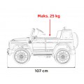 Mercedes AMG G63 dla dzieci Biały + Pilot