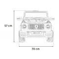 Mercedes AMG G63 dla dzieci Biały + Pilot