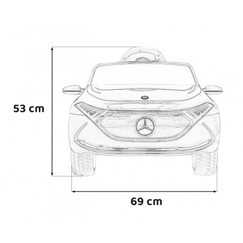 Mercedes Benz AMG EQA dla dzieci Czarny