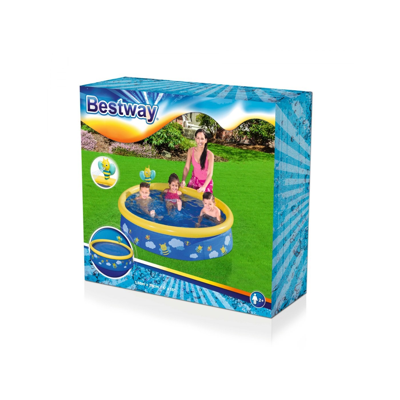 Pool with a shower 152 38 bee BESTWAY