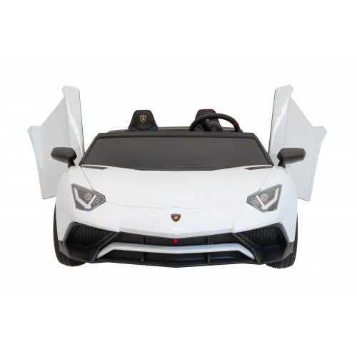 Auto Lamborghini Aventador SV na akumulator dla 2 dzieci Biały