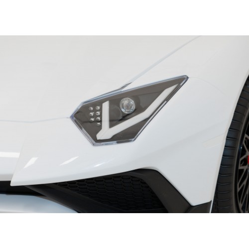 Auto Lamborghini Aventador SV na akumulator dla 2 dzieci Biały