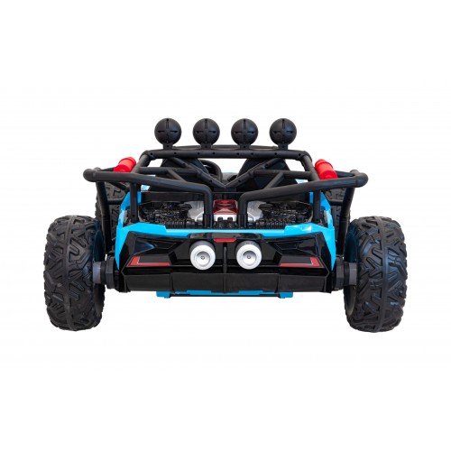 Auto Buggy Racing 5 na akumulator dla dzieci Niebieski + Silniki 2x200W + Pilot + Audio LED + Wolny Start