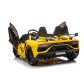 Lamborghini SVJ DRIFT dla 2 dzieci Żółty + Funkcja driftu + Pilot + MP3 LED + Wolny Start