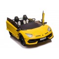 Lamborghini SVJ DRIFT dla 2 dzieci Żółty + Funkcja driftu + Pilot + MP3 LED + Wolny Start