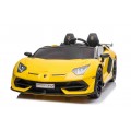 Lamborghini SVJ DRIFT dla 2 dzieci Żółty + Funkcja driftu + Pilot + MP3 LED + Wolny Start