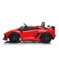 Lamborghini SVJ DRIFT dla 2 dzieci Czerwony + Funkcja driftu + Pilot + MP3 LED + Wolny Start