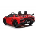 Lamborghini SVJ DRIFT dla 2 dzieci Czerwony + Funkcja driftu + Pilot + MP3 LED + Wolny Start