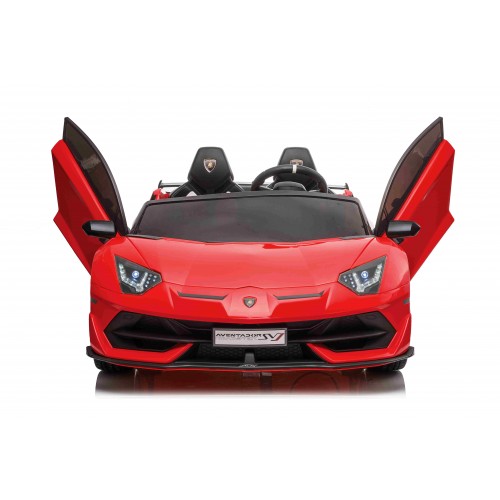 Lamborghini SVJ DRIFT dla 2 dzieci Czerwony + Funkcja driftu + Pilot + MP3 LED + Wolny Start