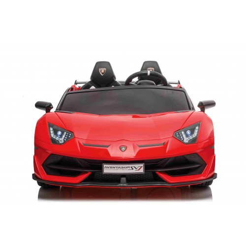 Lamborghini SVJ DRIFT dla 2 dzieci Czerwony + Funkcja driftu + Pilot + MP3 LED + Wolny Start