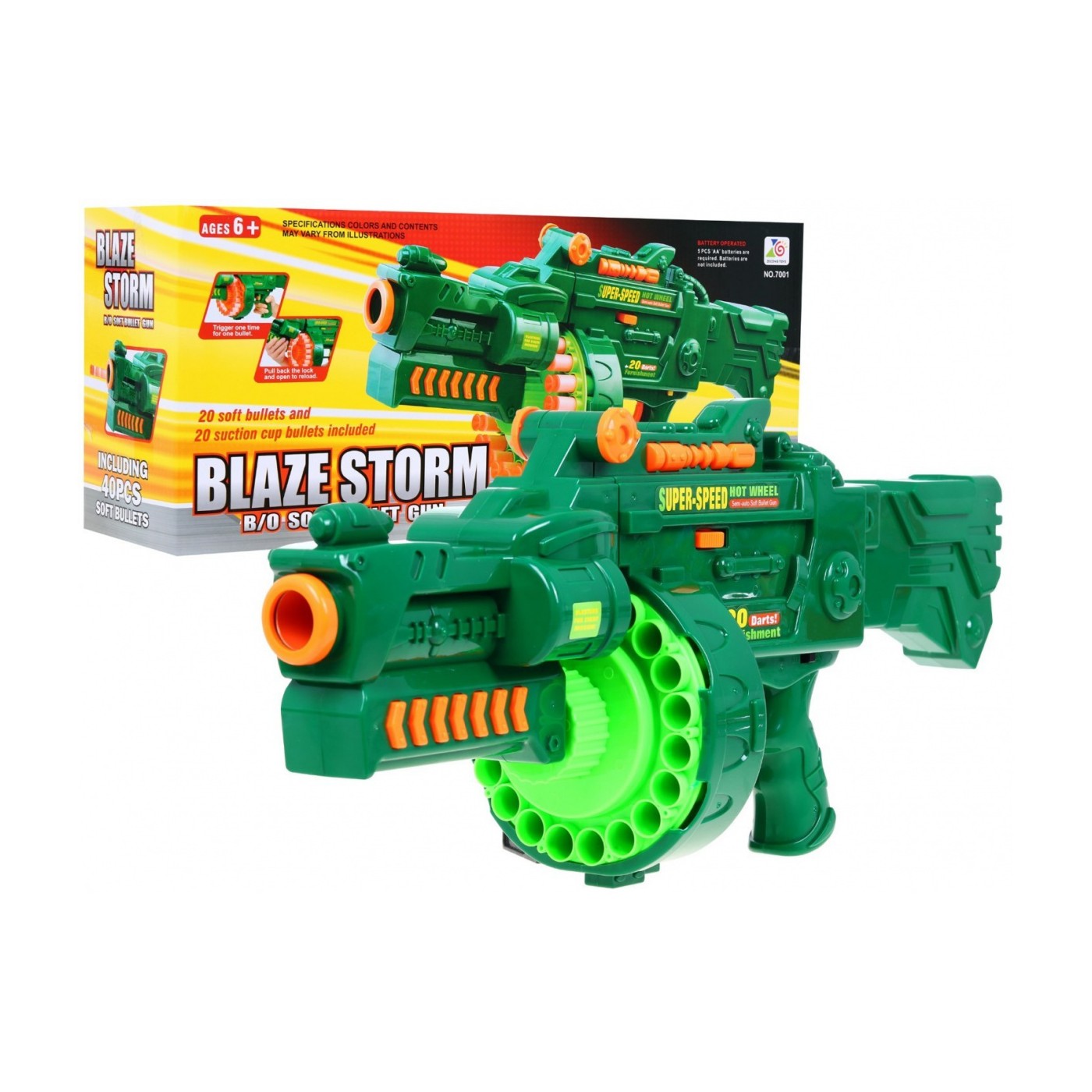 Blaze Storm 40 Carbine Rounds Green