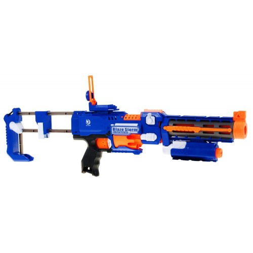 Karabin Pistolet 2w1 dla dzieci 8+ Blaze Storm 20 długich Pocisków z pianki + Celownik laserowy + Kolba
