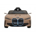 Autko BMW i4 na akumulator dla dzieci Złoty