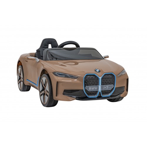 Autko BMW i4 na akumulator dla dzieci Złoty
