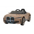 Autko BMW i4 na akumulator dla dzieci Złoty