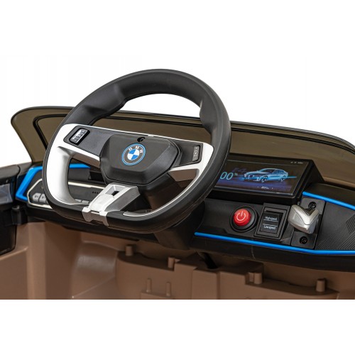 Autko BMW i4 na akumulator dla dzieci Złoty