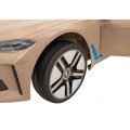 Autko BMW i4 na akumulator dla dzieci Złoty