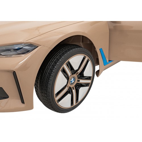 Autko BMW i4 na akumulator dla dzieci Złoty