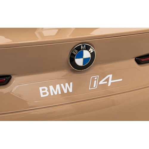 Autko BMW i4 na akumulator dla dzieci Złoty