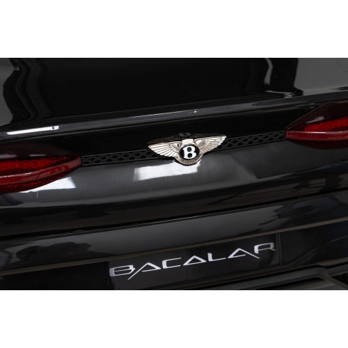 Autko Bentley Bacalar na akumulator dla dzieci +3, Czarny
