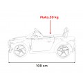 Autko Bentley Bacalar na akumulator dla dzieci +3, Czarny