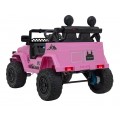 Toyota FJ Cruiser dla dzieci Różowy + Pilot + Napęd 4x4 + Audio LED + EVA + Wolny Start