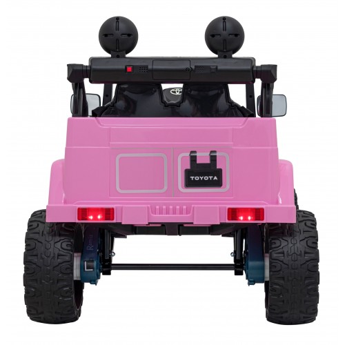 Toyota FJ Cruiser dla dzieci Różowy + Pilot + Napęd 4x4 + Audio LED + EVA + Wolny Start