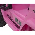 Toyota FJ Cruiser dla dzieci Różowy + Pilot + Napęd 4x4 + Audio LED + EVA + Wolny Start