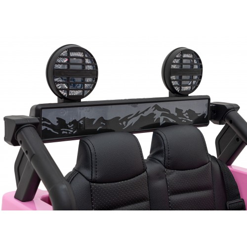 Toyota FJ Cruiser dla dzieci Różowy + Pilot + Napęd 4x4 + Audio LED + EVA + Wolny Start