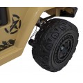 Toyota FJ Cruiser dla dzieci Beżowy + Pilot + Napęd 4x4 + Audio LED + EVA + Wolny Start