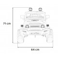 Toyota FJ Cruiser dla dzieci Beżowy + Pilot + Napęd 4x4 + Audio LED + EVA + Wolny Start