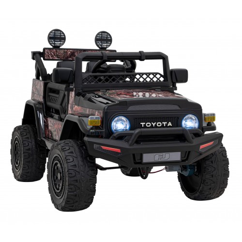 Toyota FJ Cruiser dla dzieci Czarna terenówka + Pilot