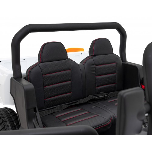 Auto Pick-Up Speed 900 dla dzieci Biały + Napęd 4x4 + Ruchomy kiper + Bagażnik + Pilot + Łopatka + Audio LED